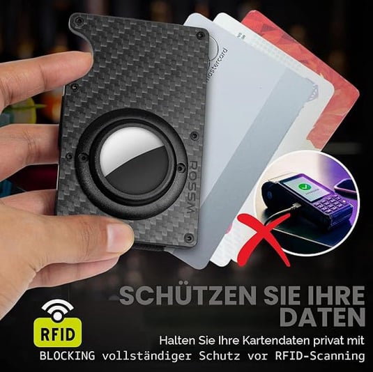ROSSM Card Wallet RFID safe